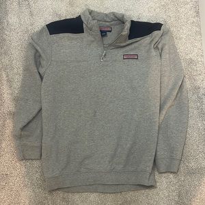 Mens used Vineyard Vines gray pullover “Shep Shirt,” size large